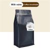 50pcs Color Coffee Beans Packaging Bag With Valve Aluminum Foil Heat Sealing For Powder Nuts Storage Reusable Pouches(Sliver,9x18x7cm(125g)) view 4