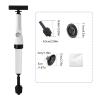 MINGLEA Declogger Toilet Drain Cleaner High Pressure Air Plunger with 3/5 Nozzles for Sink Bathtubs Pipe Clogs view 3