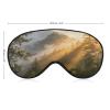 Misty Forest Mountain Sleep Mask Block Light Eye Sleep Shade Cover Comfortable Lightweight Sleeping Blindfold Soft Breathable Night Eye Cover Adjustable Band Eye Mask for Men Women view 2