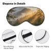 Misty Forest Mountain Sleep Mask Block Light Eye Sleep Shade Cover Comfortable Lightweight Sleeping Blindfold Soft Breathable Night Eye Cover Adjustable Band Eye Mask for Men Women view 3
