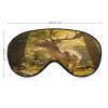 Light Shining in The Forest Sleep Mask Block Light Eye Sleep Shade Cover Comfortable Lightweight Sleeping Blindfold Soft Breathable Night Eye Cover Adjustable Band Eye Mask for Men Women view 2