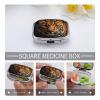 Black & Brown Leopard Pill Case 2 Compartments Travel Pill Organizer for Pocket Small Pill Box Portable Pill Container Metal Medication Holder to Hold Vitamin Fish Oil Supplement view 4