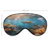 Underwater World Sleep Mask Block Light Eye Sleep Shade Cover Comfortable Lightweight Sleeping Blindfold Soft Breathable Night Eye Cover Adjustable Band Eye Mask for Men Women view 2