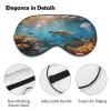 Underwater World Sleep Mask Block Light Eye Sleep Shade Cover Comfortable Lightweight Sleeping Blindfold Soft Breathable Night Eye Cover Adjustable Band Eye Mask for Men Women view 3