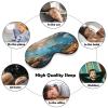 Underwater World Sleep Mask Block Light Eye Sleep Shade Cover Comfortable Lightweight Sleeping Blindfold Soft Breathable Night Eye Cover Adjustable Band Eye Mask for Men Women view 4