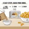 Pork Rind Pellets for Frying or Microwave Pork Rinds Pellets - 5 Lb Bag view 4