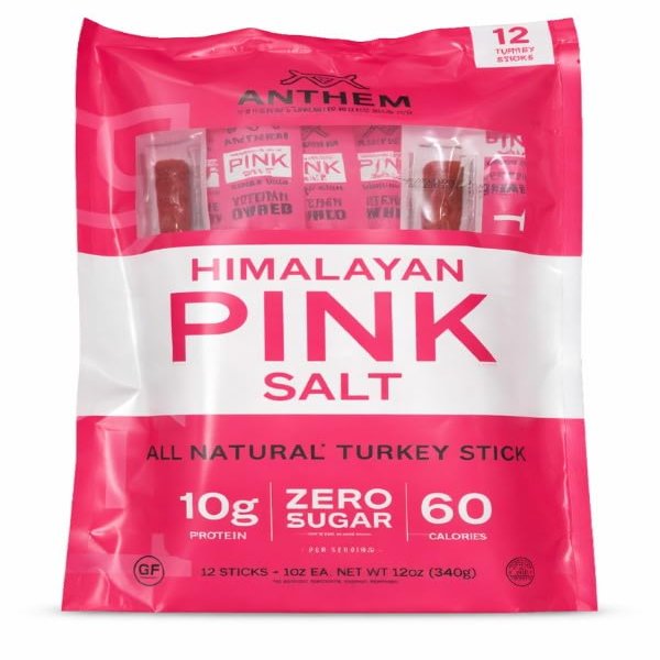 Anthem Natural Himalayan Pink Salt Turkey Stick - 12 count.