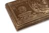 $100 Chocolate Bill Bar Life-Size Edible Gold Money Milk Chocolate Easter & Fathers Day Gift for Men Realistic Chocolate Money Bar Luxury Business Gift Idea view 2
