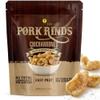 Microwave Pork Rinds Pellets 2.5 lbs, Pork Rinds Microwavable Pork Skins, Bulk Chicharrones Keto Snacks - Bulk Original Plain Chicharon, Carnivore Diet Snacks - Prepare Baked, Fried or Air Fried view 1