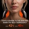 TSDRBWO Neck and Shoulder Massager,Portable Shiatsu Back Massage Hand-Shaped Deep Tissue 4D Kneading Massager with Heat for Pain Relief and Muscle Relax,Gifts for Women Men,(Cream & Brown) view 3