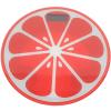 Adorainbow Digital Watermelon-Shaped Portable Weight Managing Scale with Tempered Glass Platform, Mini Round Household Non-Skid Digital Bathroom Scale for Accurate Body Weight Monitoring view 1