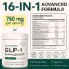 Ninsiec GLP-1 Probiotic Supplement, Support GLP1 Naturally for Women and Men, with Prebiotic & Probiotic Blend,Hunger, Cravings, Gut Health (90 Capsules) view 2
