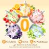 0 Sugar 0 Calorie Fruit Jelly Snack, Drinkable Konjac Jelly Pouches, 5 Flavors Variety Pack, Vegan & Gluten-Free Gelatin-Free Squeeze Jelly, Low-Cal Crush-and-Squeeze Snack for Work, Gym & On-the-Go 10 Count view 3