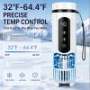 Insulin Cooler for Diabetic Medication, Portable Insulin Refrigerator with 3264F Temperature Control, Quiet Medicine Cooler Fits Multiple Insulin Pens for Home Travel Office (White) view 2