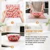 LUCKYPADS Beeswax Wraps for Food, 10-Pack Reusable Bees wax Wraps with 4 Sizes (5 Small+3 Medium+1 Large+1 X-Large) 100% Natural, Plastic Free, Biodegradable & Compostable, Eco Friendly Food Wrap view 4