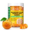 15-in-1 Magnesium Citrate Fiber Gummies with Probiotic Prebiotic for Digestion, GLP-1 Fiber Supplement with Magnesium Citrate 300mg, Apple Cider Vinegar 500mg, Acacia, B6, B12, 60 Orange Vegan Gummies view 1