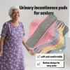 6 Pcs Leak-Proof Waterproof Washable in-Continence Pads, Reusable Cotton Cloth Menstrual Pads, Breathable Menstrual Liners,Eco-Friendly Postpartum Pad for Elderly Urinary Postpartum Recovery view 3
