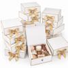 Joyvera 12Pack Gift Boxes with Lids, 6.56.52 Inch White Small Gift Box with Ribbon,Elegant Bridesmaid Box for Wedding, Graduation, Birthday, Christmas, Presents,Party Favors view 1