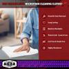 AIDEA Microfiber Cleaning Cloth White, 600PK, Microfiber Towels for Cars, Shop Towels Cleaning Rags, Premium Wash Cloths, Absorbent Towel for SUVs, House, Kitchen, Commercial, Cleaning Supplies 1212" view 3