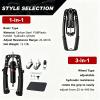 Arm Trainer, 3-in-1 Hydraulic Chest Workout Equipment with Ab Roller Wheel, Adjustable 22-440lbs Arm Trainer for Men & Women, Home Gym for Full Body Training view 2