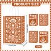 MOIZYNG 16PCS Cielito Lindo Party Favor Bags, Mexican Papel Picado Paper Treat Candy Goodie Gift Bags with Handles for Cinco de Mayo Fiesta Birthday Baby Shower Party Decorations view 3