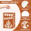 MOIZYNG 16PCS Cielito Lindo Party Favor Bags, Mexican Papel Picado Paper Treat Candy Goodie Gift Bags with Handles for Cinco de Mayo Fiesta Birthday Baby Shower Party Decorations view 4