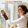 Cordless Wrist Heating Pad for Pain Relief, Rechargeable Wrist Massager for Carpal Tunnel,Heated Wrist Wrap for Arthritis Wrist Pain,Black view 2