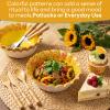 VIVAVENTURE 30 Pack Small Paper Bowls, 8oz Heavy-Duty Disposable Bowls, Heat Resistant Biodegradable Soup Bowls for Ice Cream,Salad,Soup,Snack,Dessert,Pasta,Hot or Cold Use view 3