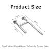 Bathroom Grab Bars - Safety Handrail for Toilet and Bathtubs, Double Pole Support for Seniors and Elderly, Assists in Standing Up view 2