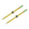 2PCS Wooden Rotating Nut Bolt Fidgets Pen Threaded Pencil Practical Classroom Sensory Toy Writing Tool for Focuses Fidgets Pen view 1