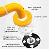 Bathroom Grab Bars, Safety Handle Bar with Luminous Strip, Toilet Assist Handle for Seniors and Elderly, Enhance Stability and Support in Bathroom view 4