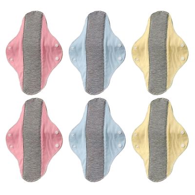 6pcs Reusable Graphene Absorbent Pads for Women, Washable Cotton Cloth incontinence1 Pad, Breathable Period Pad for Day and Night Use, Napkins, Elderly Care