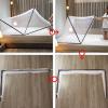 DHXIAMZ Foldable Mosquito Net Mosquito Net for Double Bottomless Bed Portable Bed Mosquito Net Travel Tent Mosquito Net,C,135 * 190 * 80CM view 4
