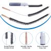 INCREWAY 1Set Pipe Cleaning Brush, Flexible Brush Cleaner, Crevice Cleaner Brush Tool for Dryer Vent Refrigerator Coil HVAC Washing Machine Kitchen Sink Bathroom Drain Lint Removal view 3