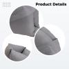 Chewtoyo Foot Pillows for Pressure Sore & Foot Drop Prevention, L-Size Heel Protectors for Bedridden, Pair Cotton Soft Boots with Adjustable Straps (6.5-7)+ / (37)+ view 2