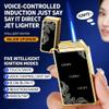 Smart LighterFour Ignition Modes (Voice, Gravity, Airflow, Touch Control)Windproof Butane Lighter(#12) view 3