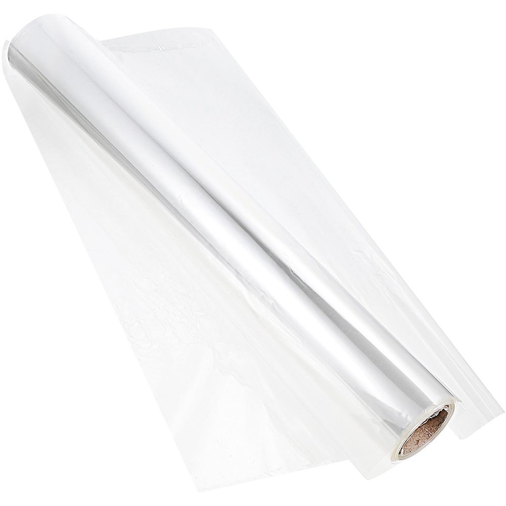 HEANUJJ Opp Cellophane Flower Wrapping Paper Roll 44cm X 50m, 23 Micron Floral Bouquet Wrapping Material for DIY Wrap and Craft Projects