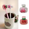 Kfwfuaee Space Efficient Strawberry Shaped Toothbrush Container Hygienic for Backpacking Hygienic Toothbrush Cover view 2