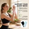 APXXAIBO Fingerless Wrist Support, Nylon-Spandex Blend, Lightweight & Breathable, Unisex Wrist Brace for Office, Gym & Yoga (Fingered Bracer - Pink,One Size (Double)) view 3