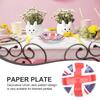 RUNROTOO Union Jack Paper Plates 32pcs (7" 9") Disposable Party Paper Food Plates for British Flag Themed Events and Celebrations view 3