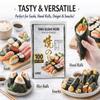 Sushi Nori Sheets Professional Grade Seaweed for Sushi Rolls, Onigiri & Bento (Half Cut Size 100 Sheets (1 Pack)) view 2