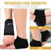 DRESSOOS 2 Pairs Silicone Toeless Heel Socks for Dry Cracked Feet Reusable Breathable Foot Sleeves Elastic Support for Men and Women view 3