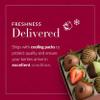 Sharis Berries Matcha and Coffee Dipped Chocolate Strawberries | Gourmet Chocolate Strawberry Gift Box for All Occasions | Unique Thoughtful Gift for Mother's Day (Half Dozen, 6 Berries) view 4