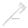 BUTIFULSIC Household Dust Mop with Detachable Handle, Electrostatic Flat Mop for Floor Cleaning, No Washing Required, Telescopic 2-Section Rod, Convenient Cleaning Tool for Home Use view 2