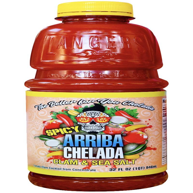 Arriba Chelada Spicy Clam Sea Salt 32 fl oz (Pack of 12)