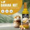 Banana Nut Syrup by Syruvia 6-Pack, 25.4 fl oz, Wholesale Coffee Syrup Shops, Cafes, Baristas, Bistros, & Beverage Bars, Bulk Kosher & Gluten-Free view 2