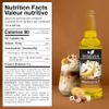 Banana Nut Syrup by Syruvia 6-Pack, 25.4 fl oz, Wholesale Coffee Syrup Shops, Cafes, Baristas, Bistros, & Beverage Bars, Bulk Kosher & Gluten-Free view 3