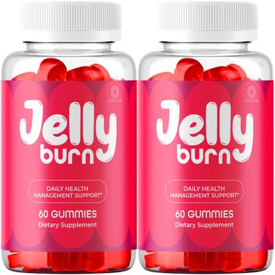 (2 Pack) Jelly Burn Gummies - JellyBurn Gummy Premium Advanced Formula, JellyBurnGummies All Natural Ingredients Maximum Strength Support for Overall Health Wellness Reviews, 120 Gummies for 2 Months