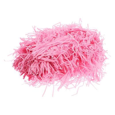 balacoo Pink Raffia Crinkle Paper Shreds 200g Basket Filler Paper for Box Decoration and Protective Wrapping, Shredded Confetti Filler for Party, Wedding, and Holiday Packaging