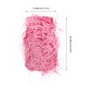 balacoo Pink Raffia Crinkle Paper Shreds 200g Basket Filler Paper for Box Decoration and Protective Wrapping, Shredded Confetti Filler for Party, Wedding, and Holiday Packaging view 2